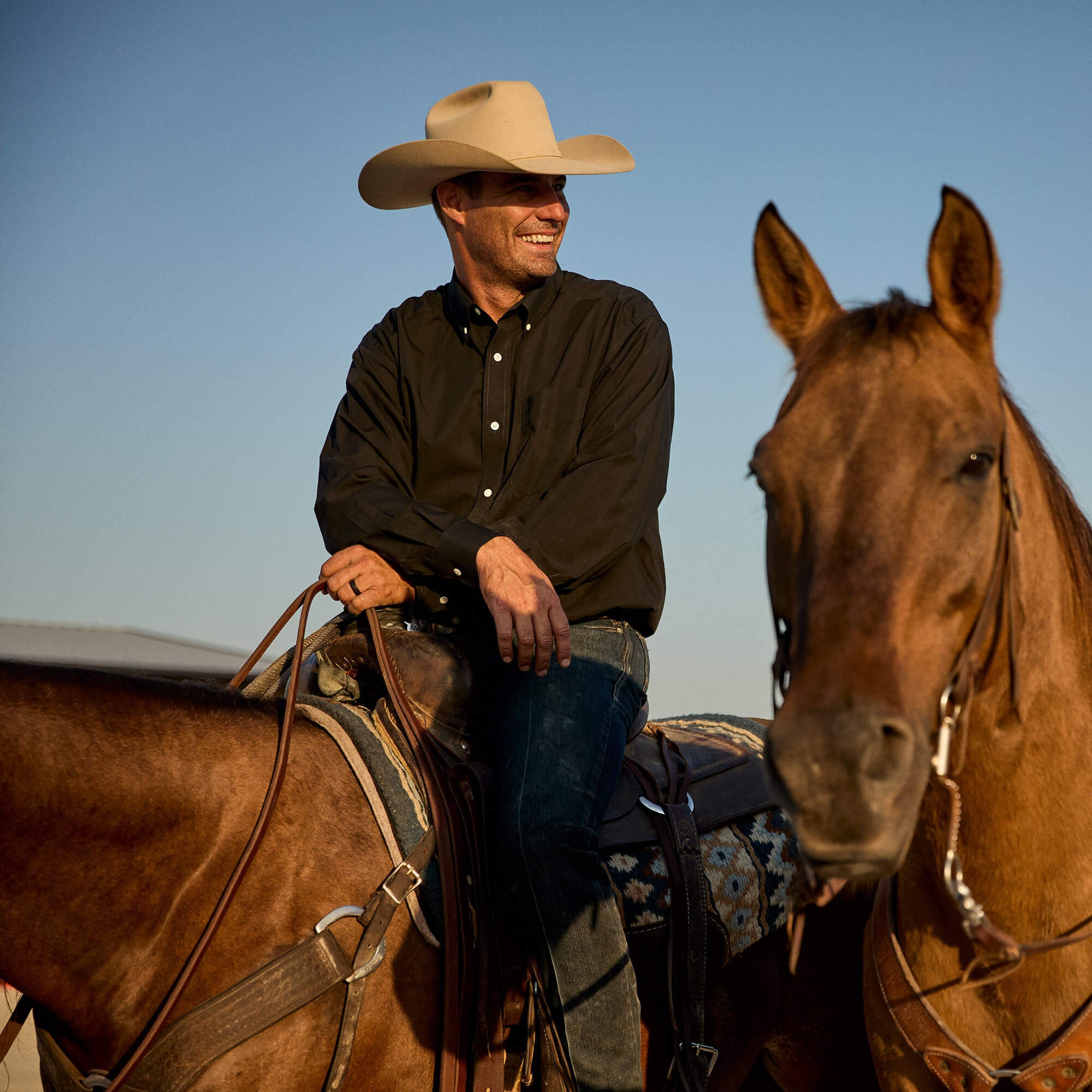 Wrinkle Free Solid Classic Fit Shirt-Ariat