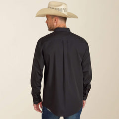 Wrinkle Free Solid Classic Fit Shirt-Ariat