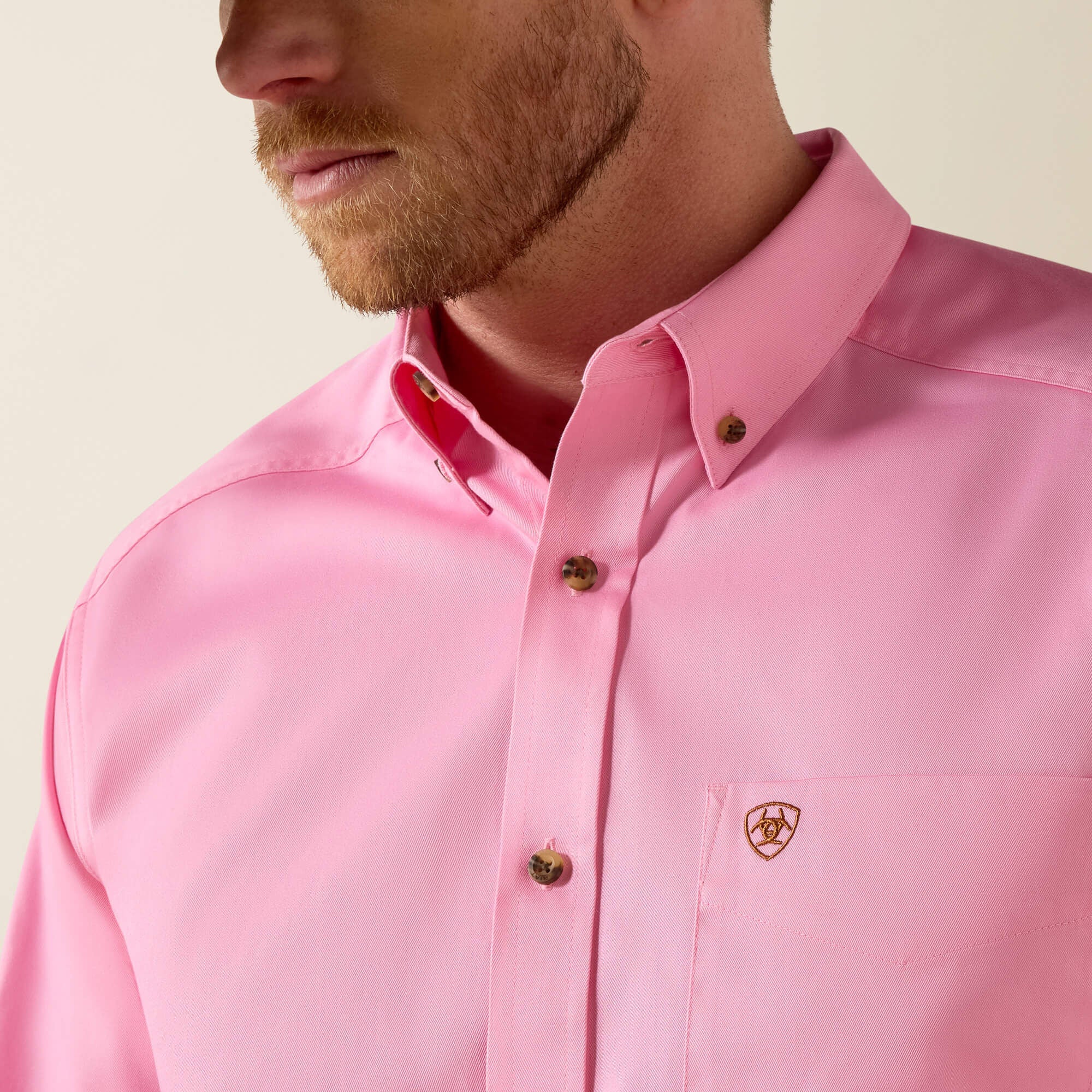 Solid Twill Classic Fit Shirt-Ariat