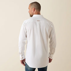 Solid Twill Fitted Shirt-Ariat