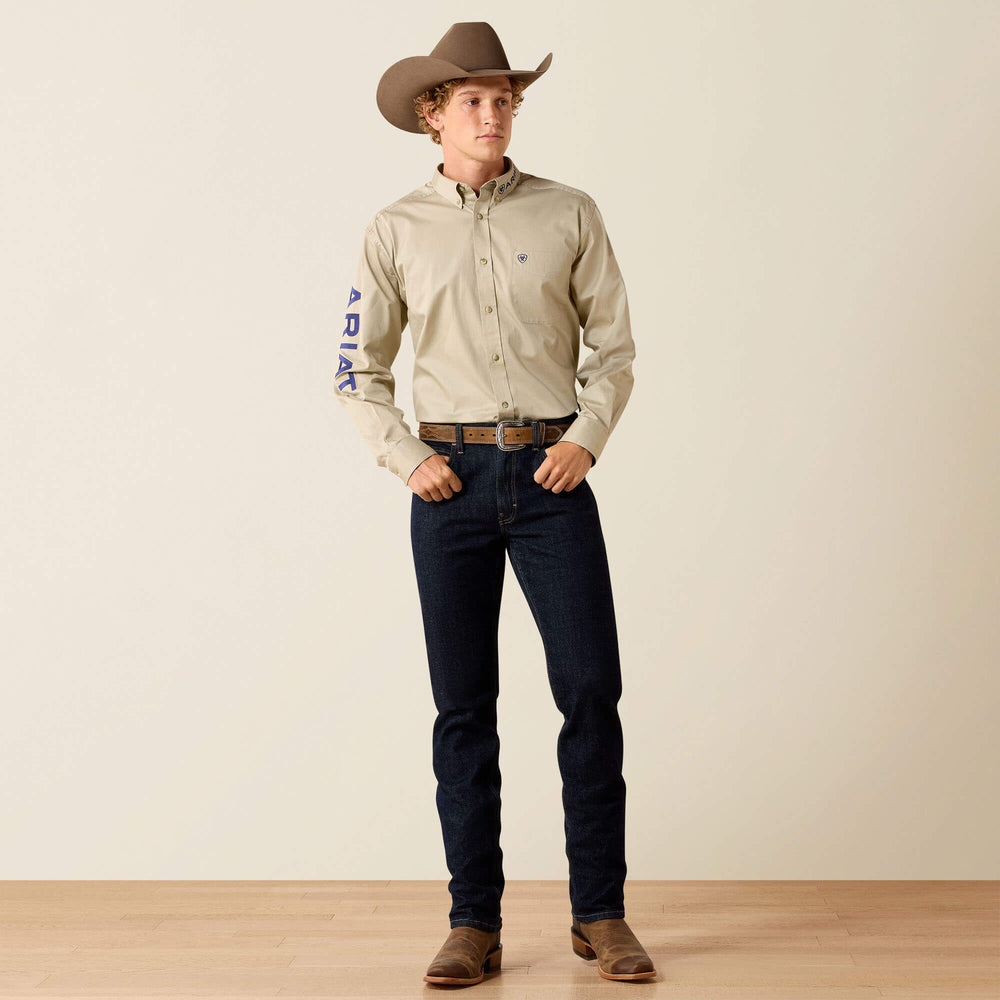 Team Logo Lightweight Twill Classic Fit Shirt-Ariat