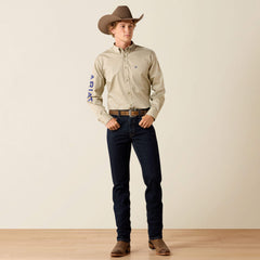 Team Logo Lightweight Twill Classic Fit Shirt-Ariat