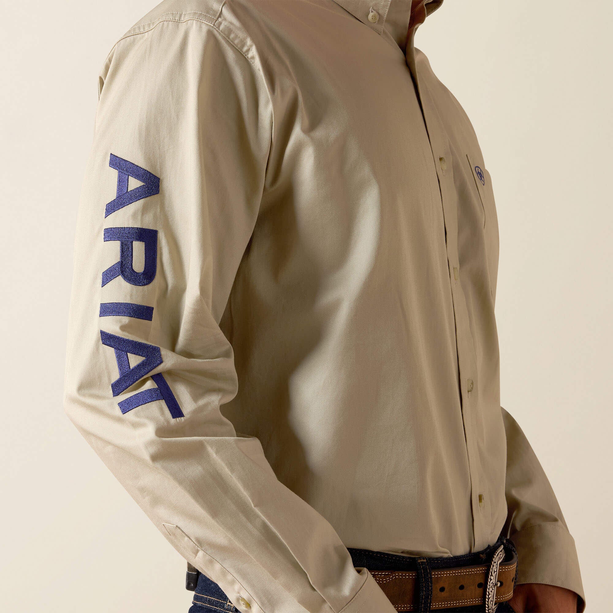 Team Logo Lightweight Twill Classic Fit Shirt-Ariat