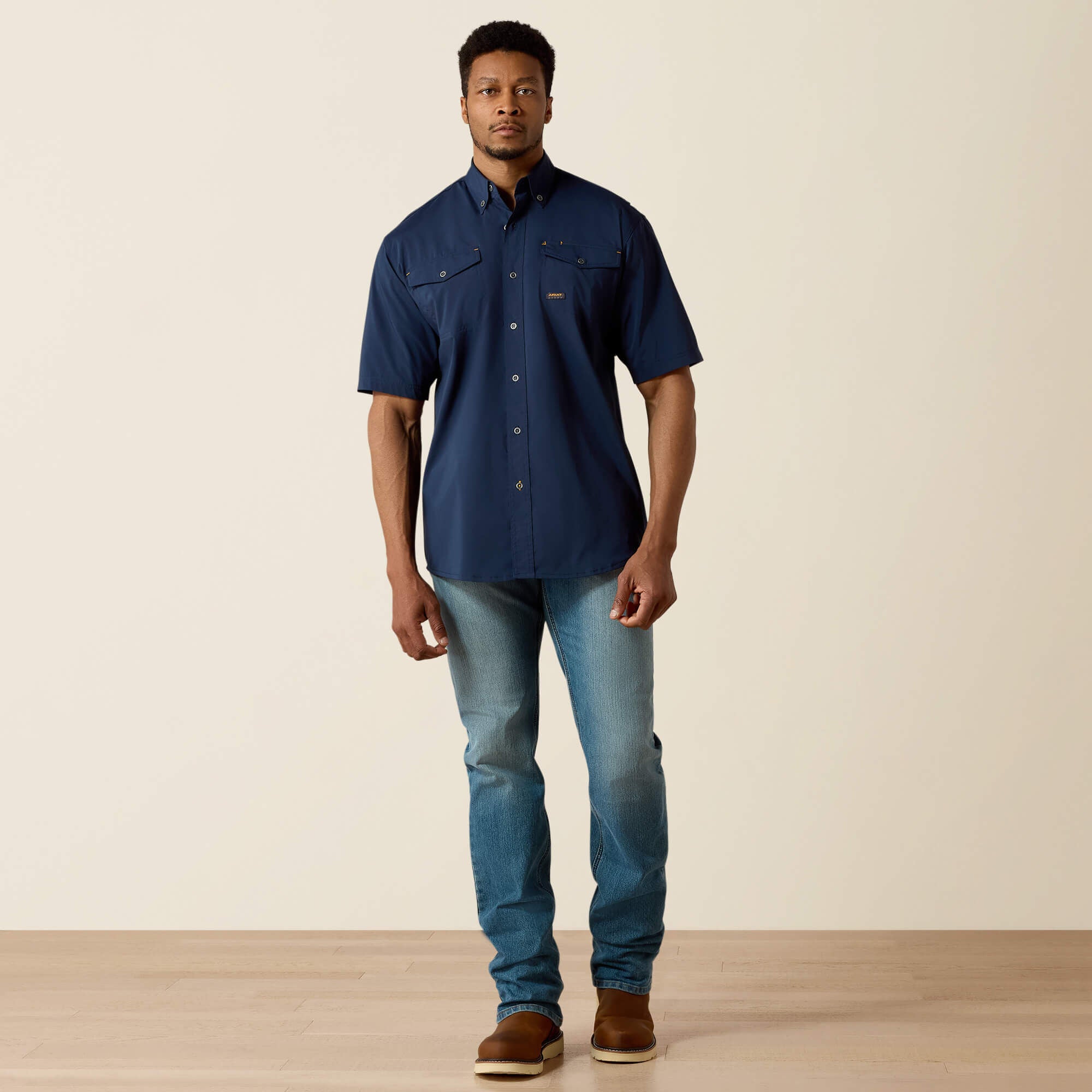 Rebar Made Tough VentTEK DuraStretch Work Shirt-Ariat