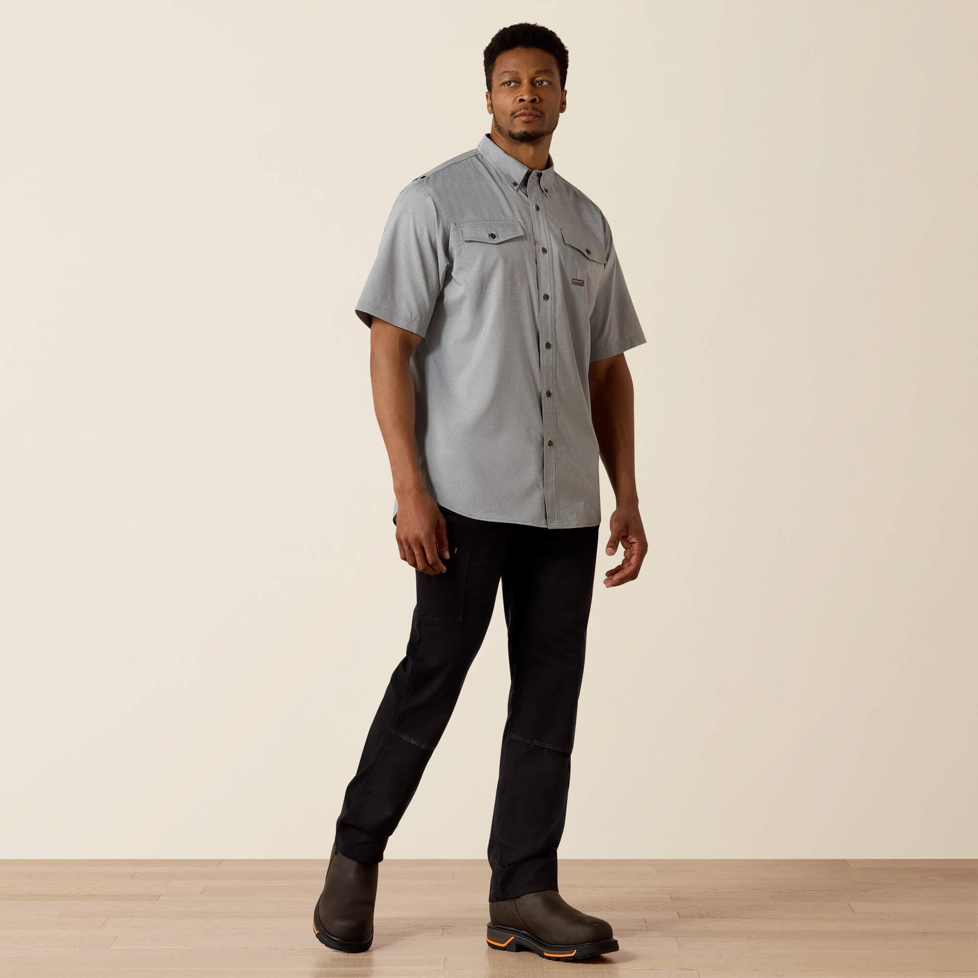 Rebar Made Tough VentTEK DuraStretch Work Shirt-Ariat