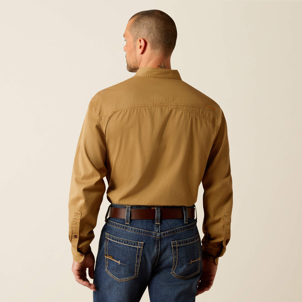 Rebar Washed Twill Work Shirt-Ariat