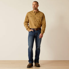 Rebar Washed Twill Work Shirt-Ariat