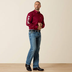 Team Logo Twill Fitted Shirt-Ariat