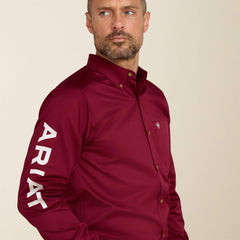 Team Logo Twill Fitted Shirt-Ariat