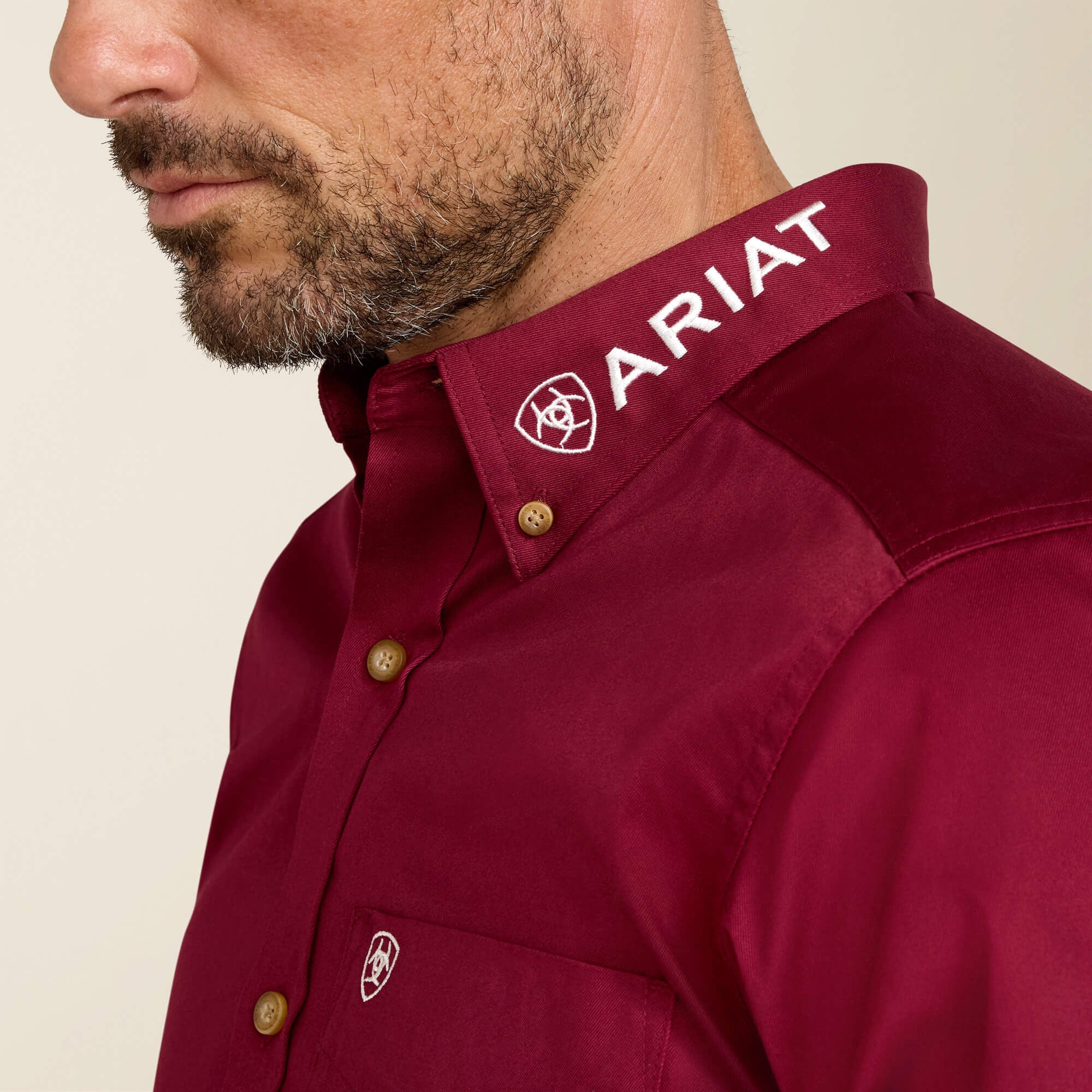 Team Logo Twill Fitted Shirt-Ariat