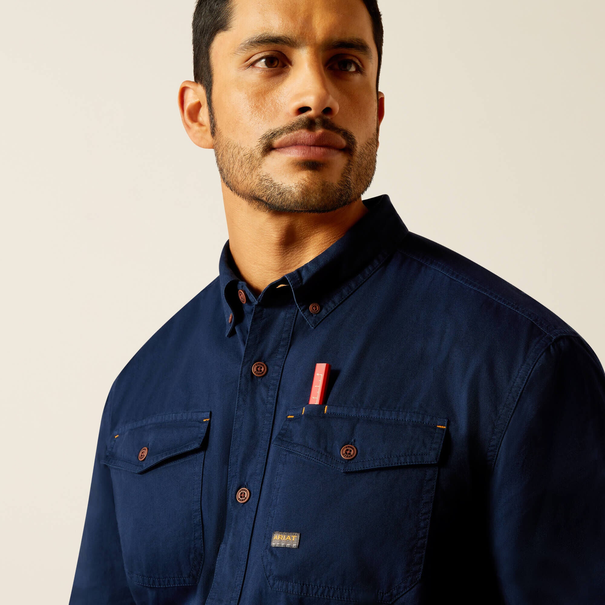 Rebar Washed Twill Work Shirt-Ariat