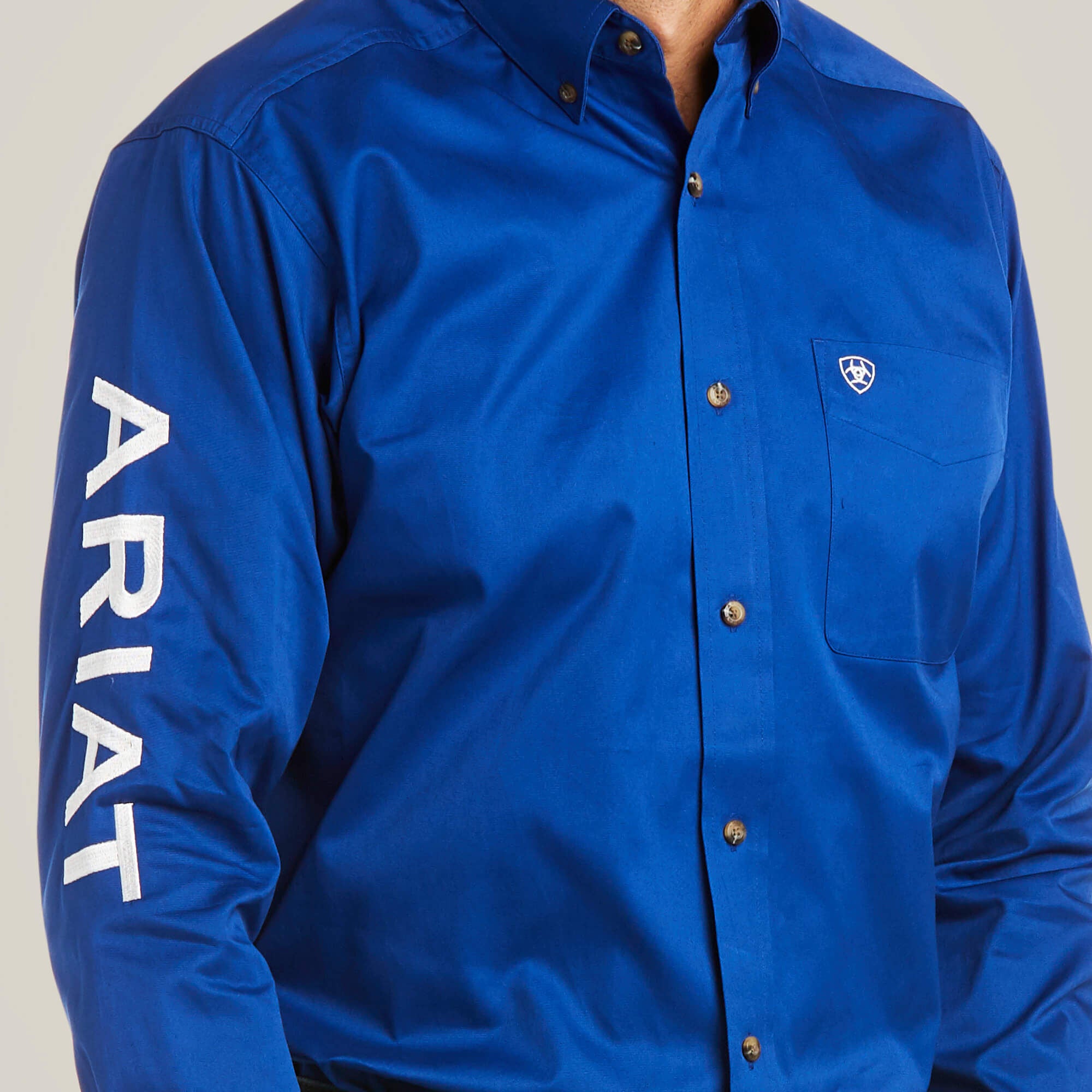 Team Logo Twill Fitted Shirt-Ariat
