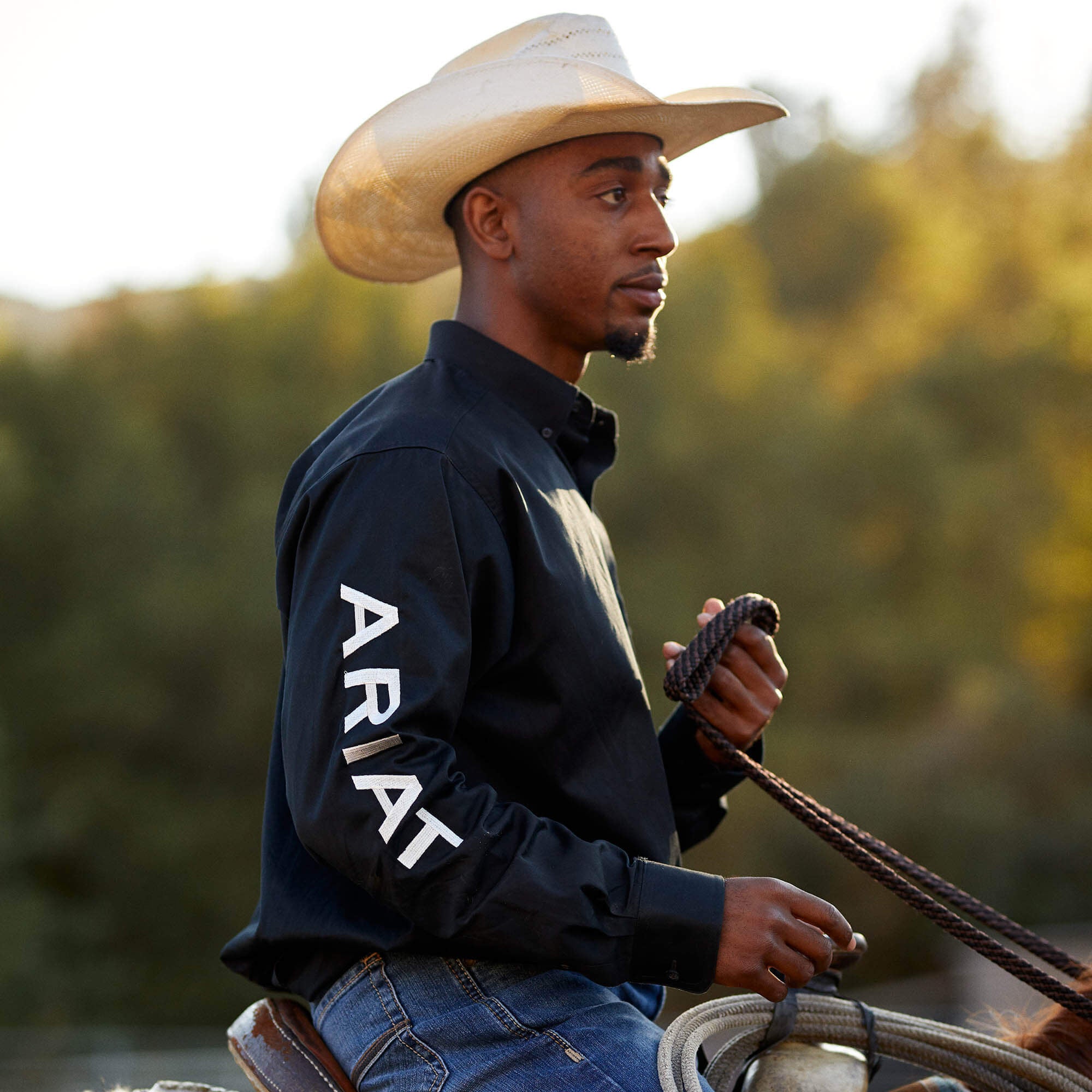 Team Logo Twill Fitted Shirt-Ariat
