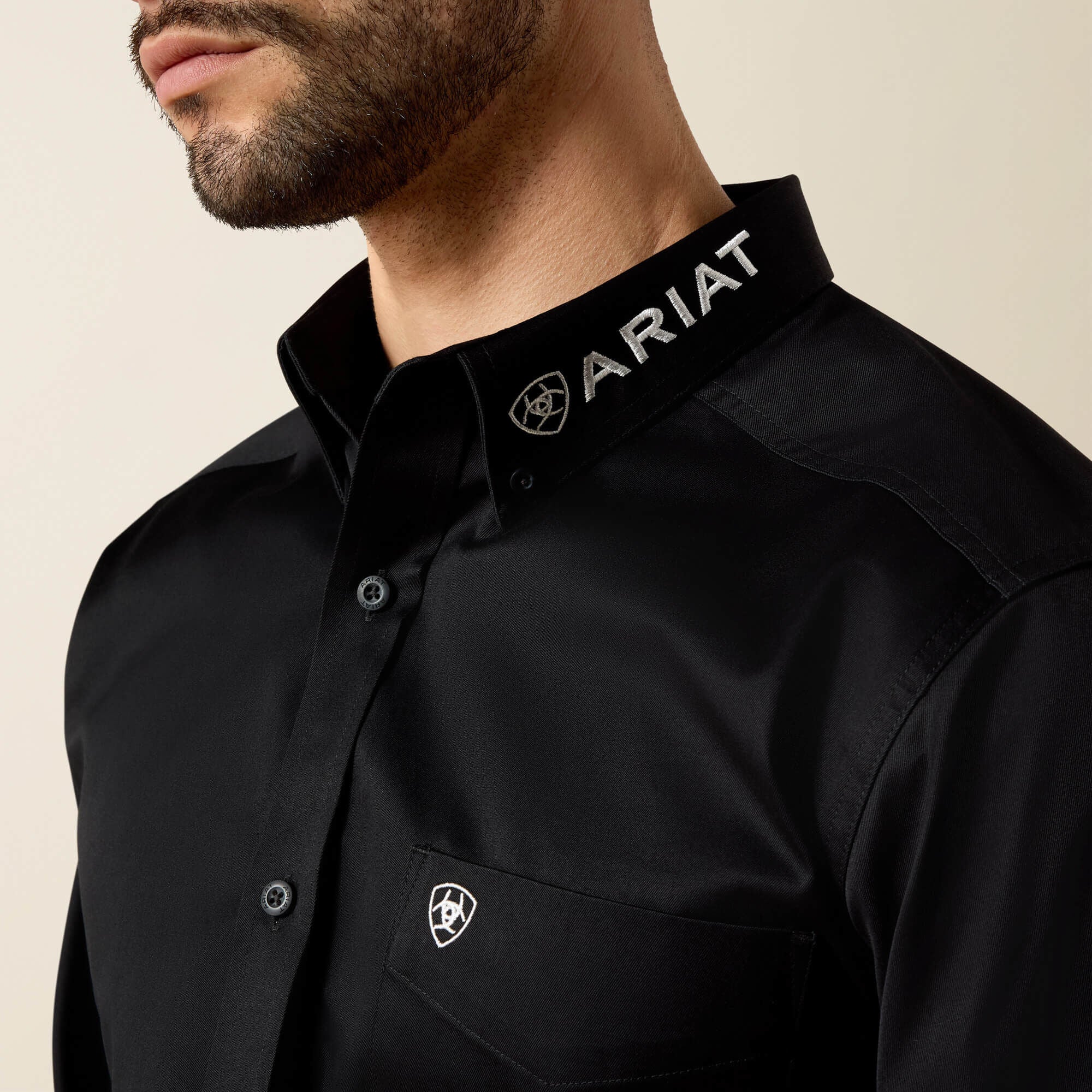 Team Logo Twill Fitted Shirt-Ariat
