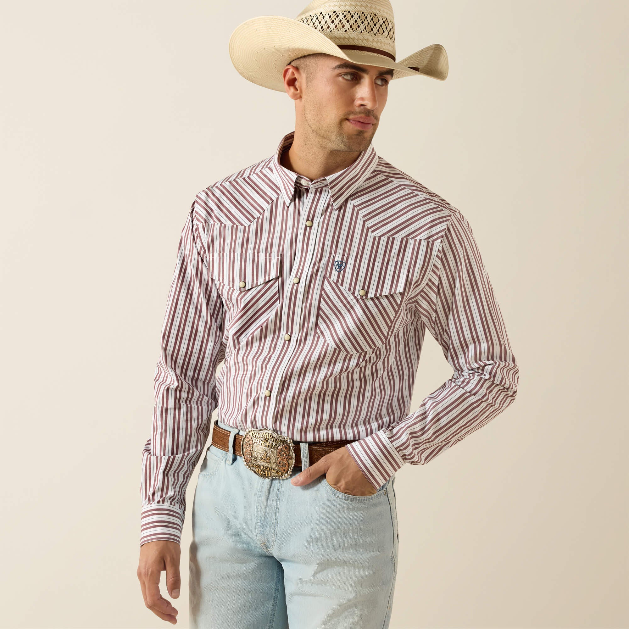 Pro Series Trae Fitted Snap Shirt-Ariat