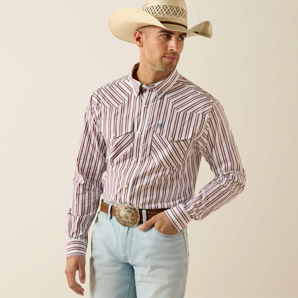 Pro Series Trae Fitted Snap Shirt-Ariat