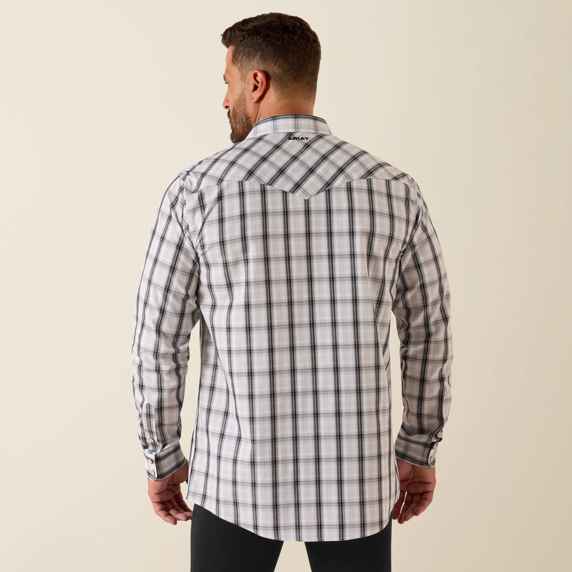 Wrinkle Free Ari Fitted Snap Shirt-Ariat