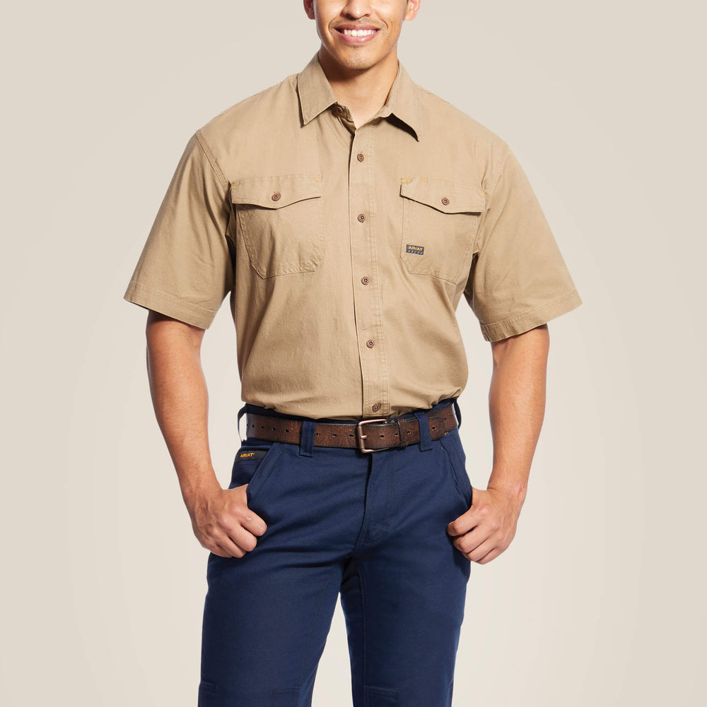 Rebar Made Tough DuraStretch Work Shirt-Ariat