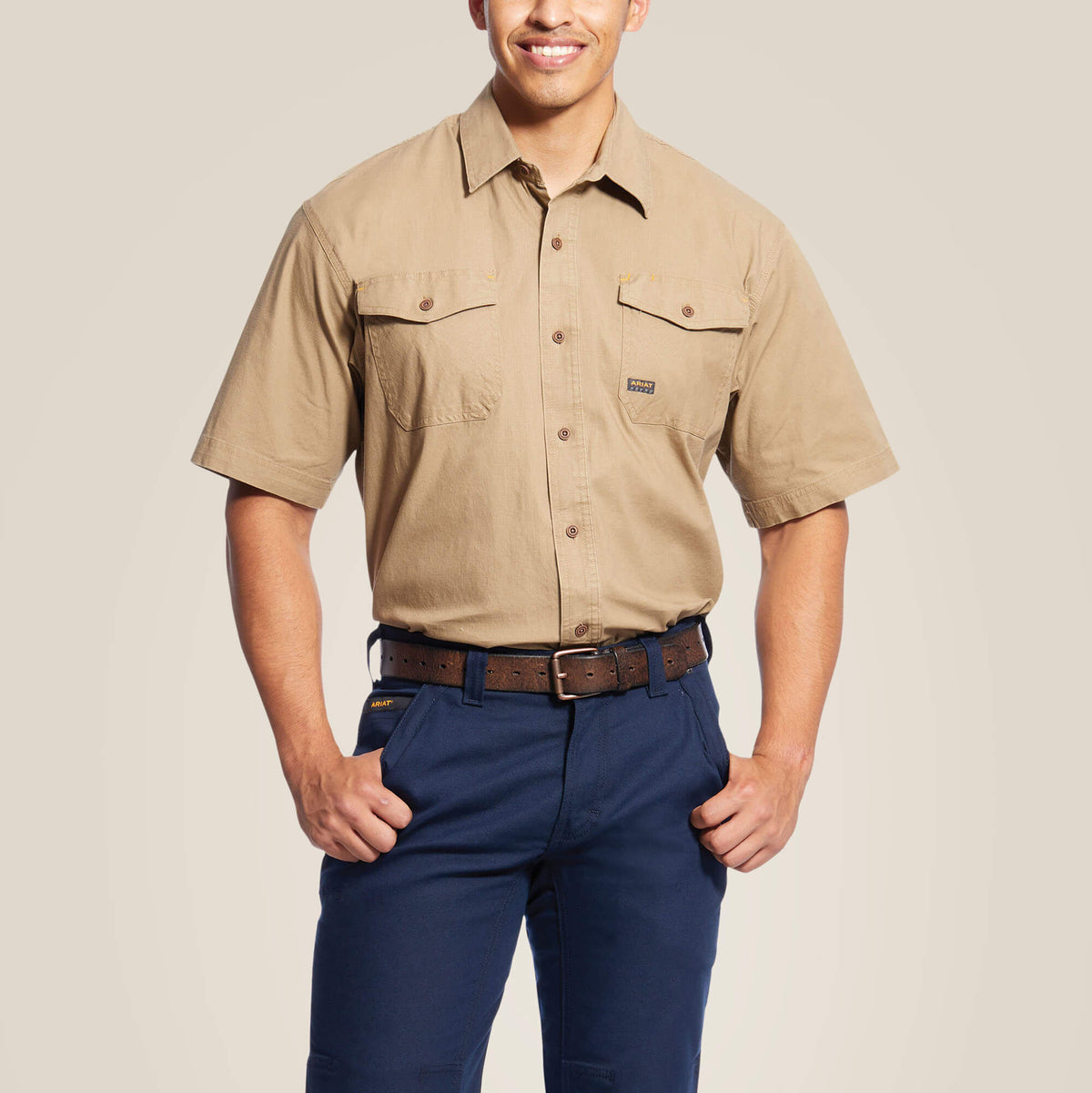Rebar Made Tough DuraStretch Work Shirt-Ariat