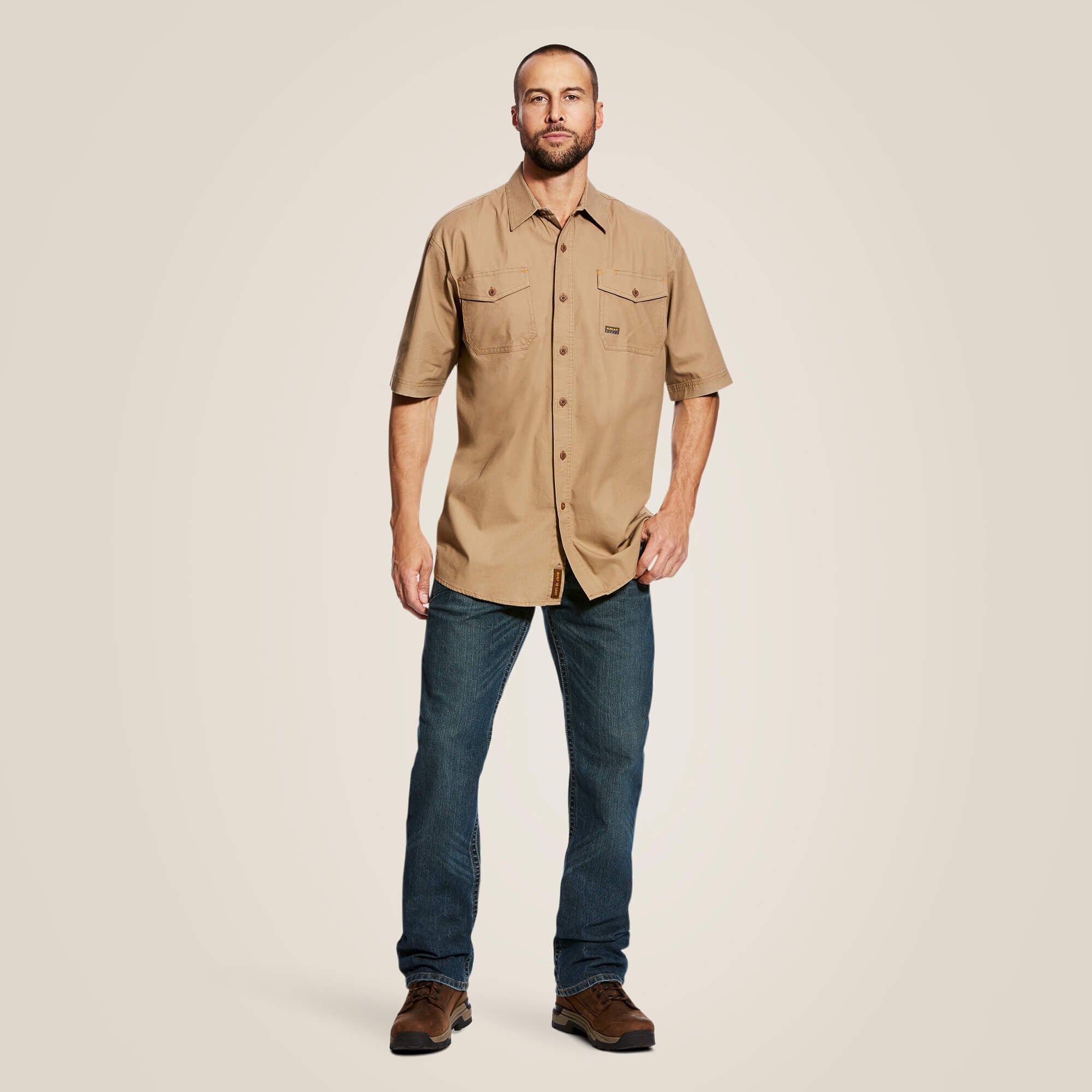 Rebar Made Tough DuraStretch Work Shirt-Ariat