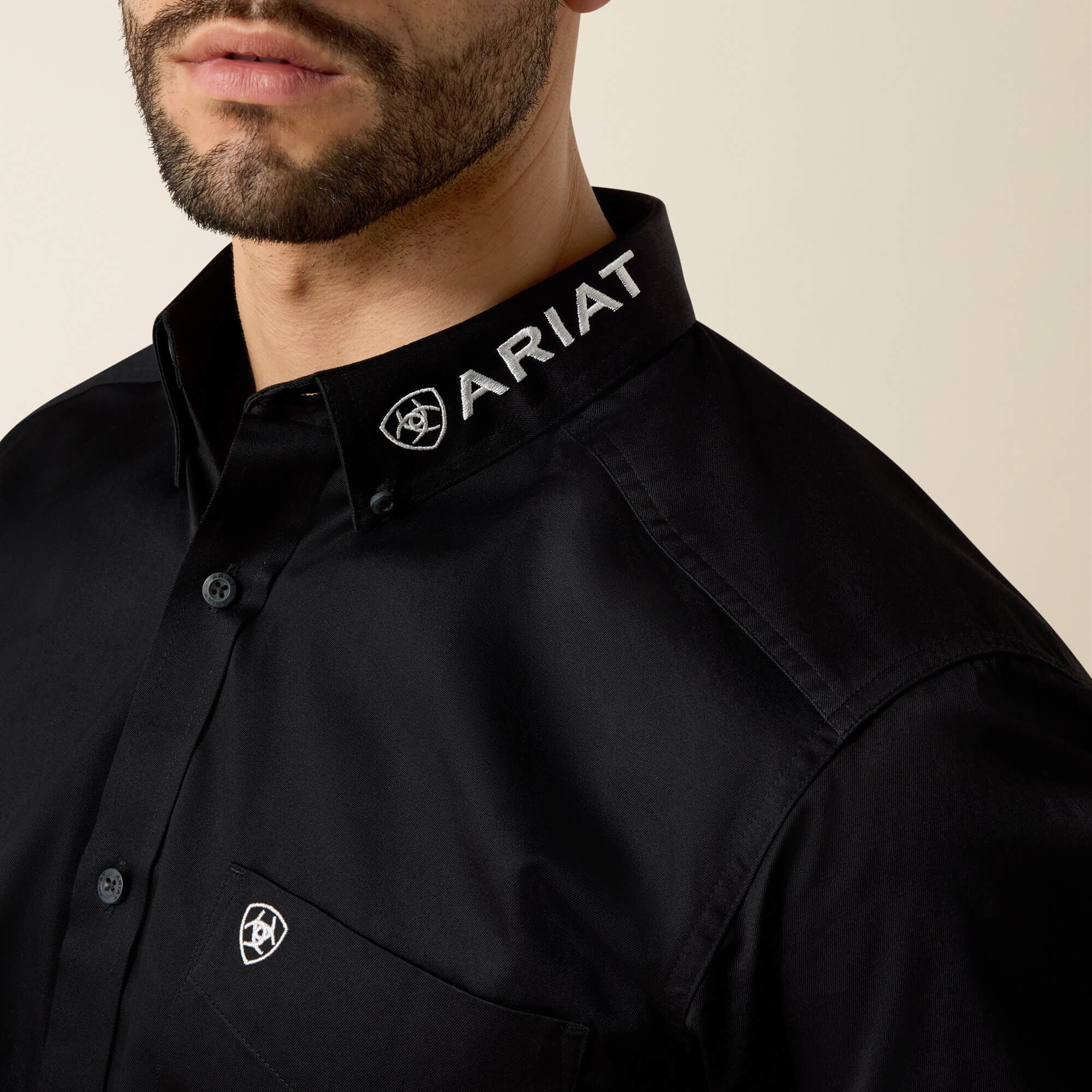 Team Logo Twill Fitted Shirt-Ariat