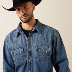 Sawtooth Denim Retro Fit Shirt-Ariat