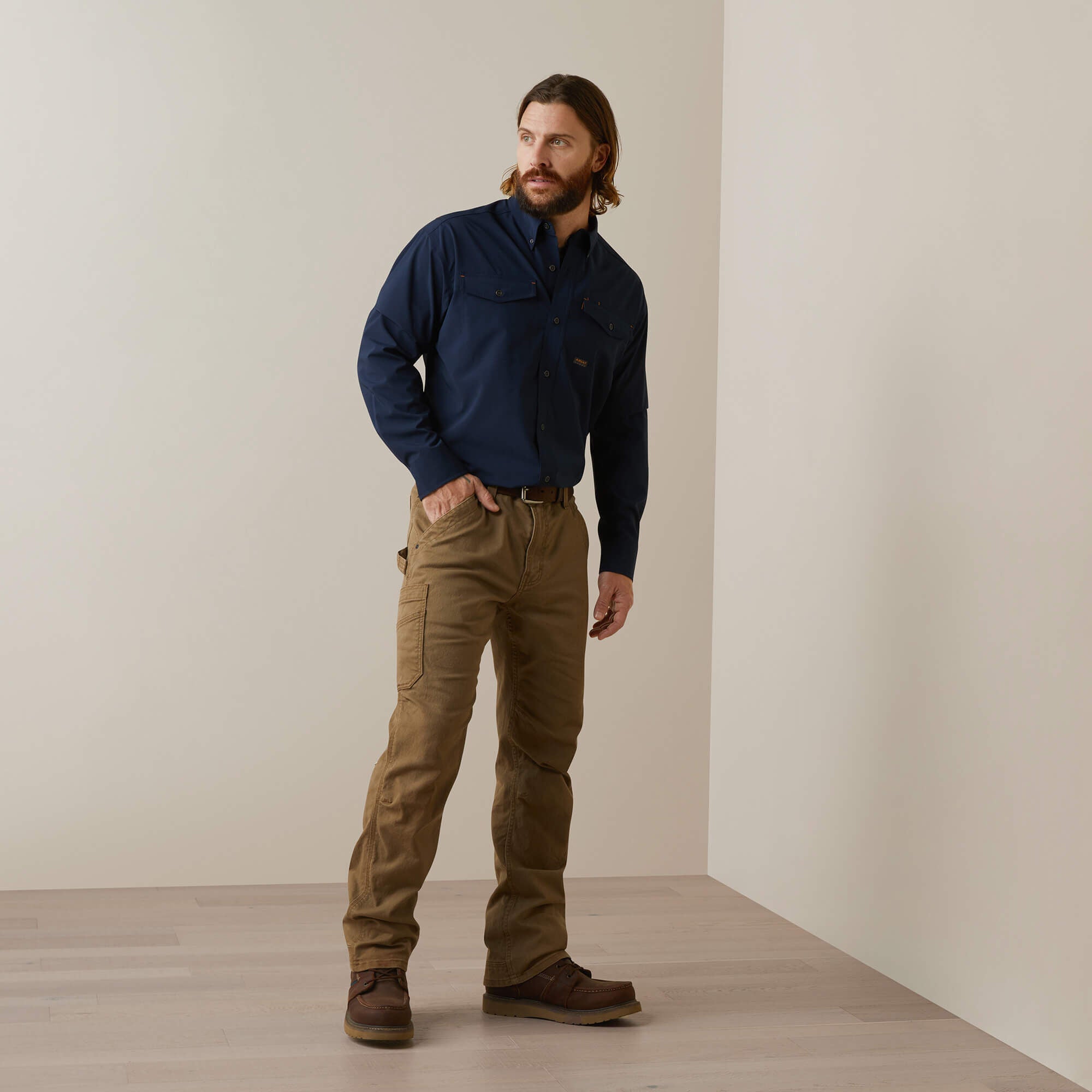 Rebar Made Tough VentTEK DuraStretch Work Shirt-Ariat