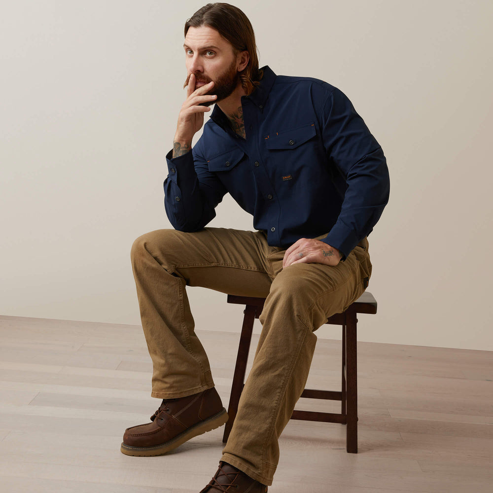 Rebar Made Tough VentTEK DuraStretch Work Shirt-Ariat
