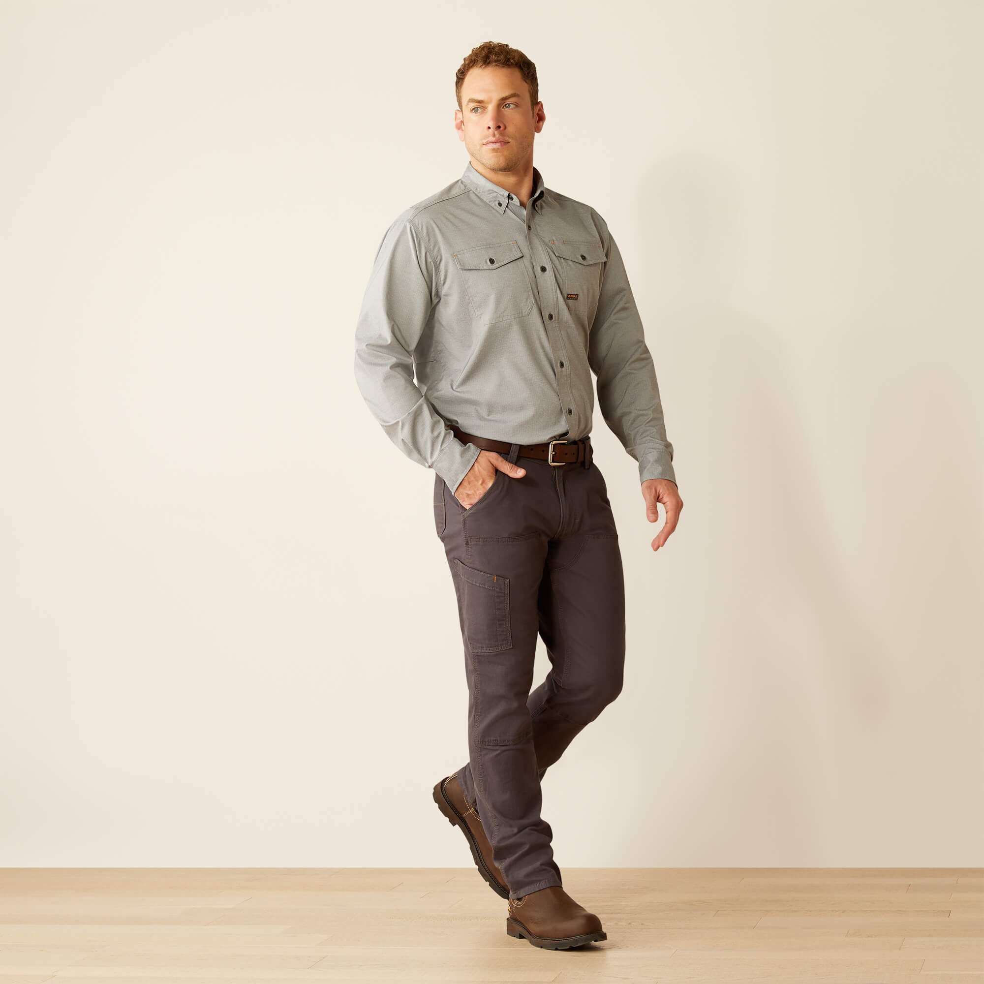 Rebar Made Tough VentTEK DuraStretch Work Shirt-Ariat