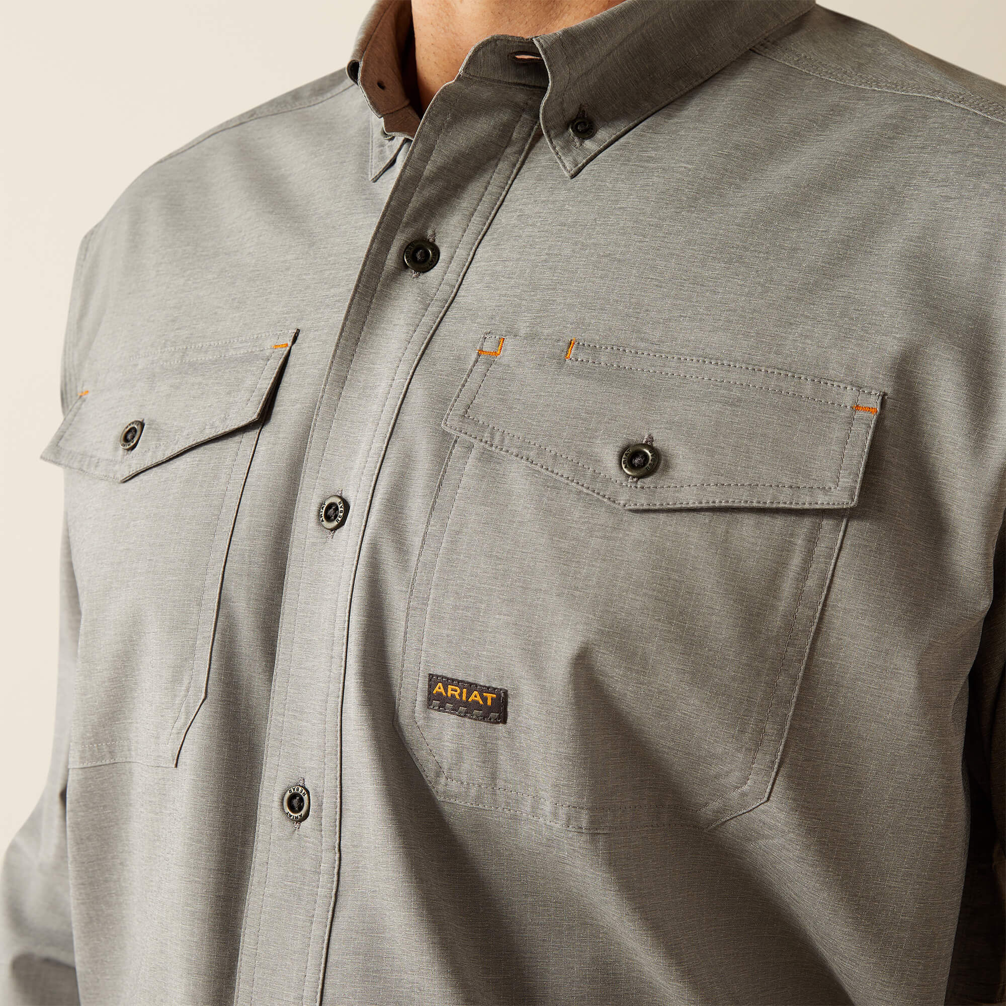 Rebar Made Tough VentTEK DuraStretch Work Shirt-Ariat