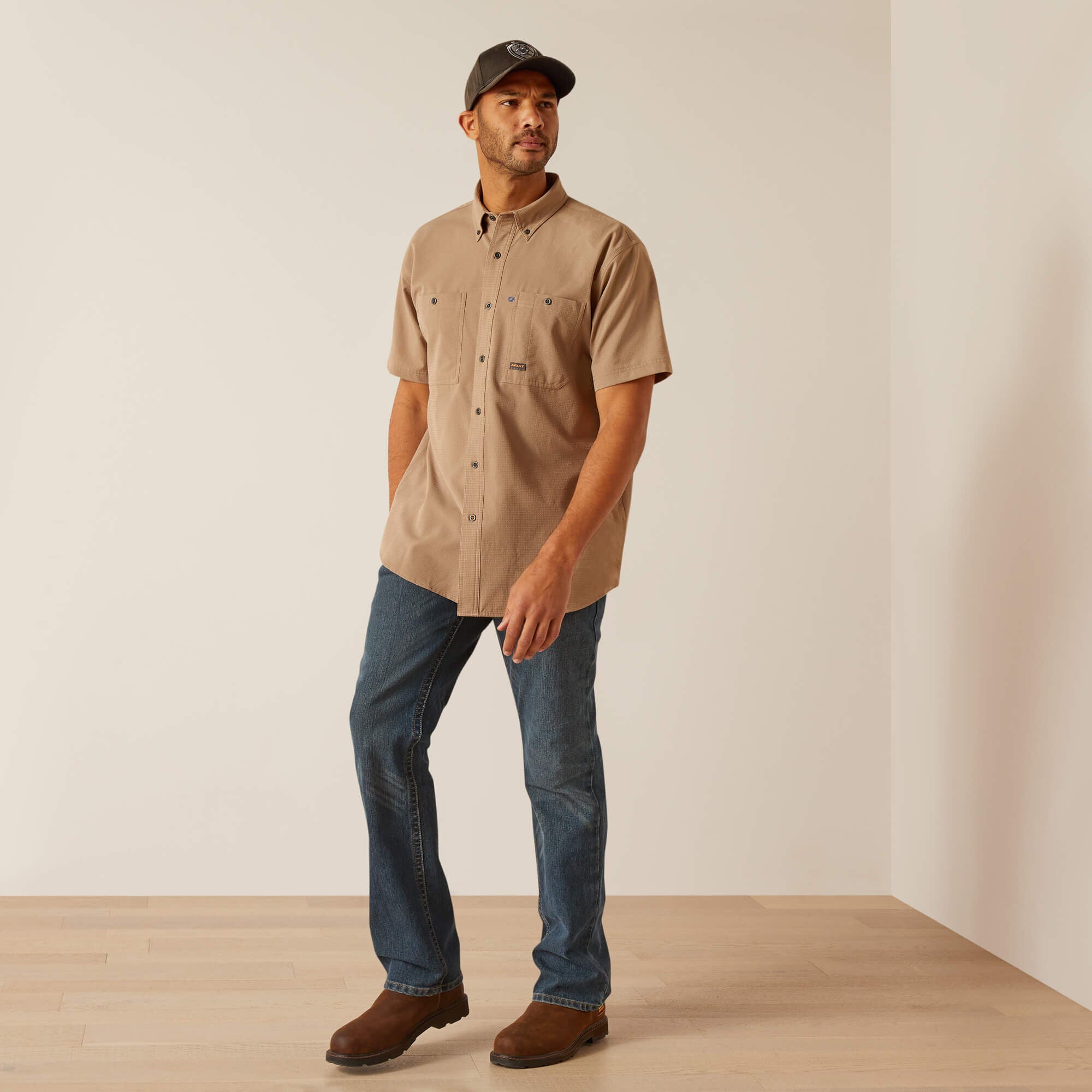 Rebar Made Tough 360 Airflow Work Shirt-Ariat