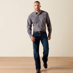 Wrinkle Free Adonis Classic Fit Snap Shirt-Ariat