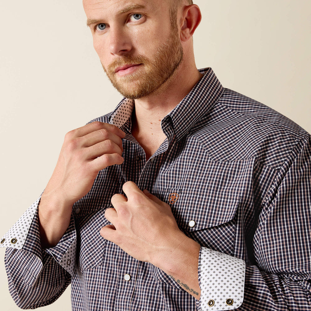 Wrinkle Free Adonis Classic Fit Snap Shirt-Ariat