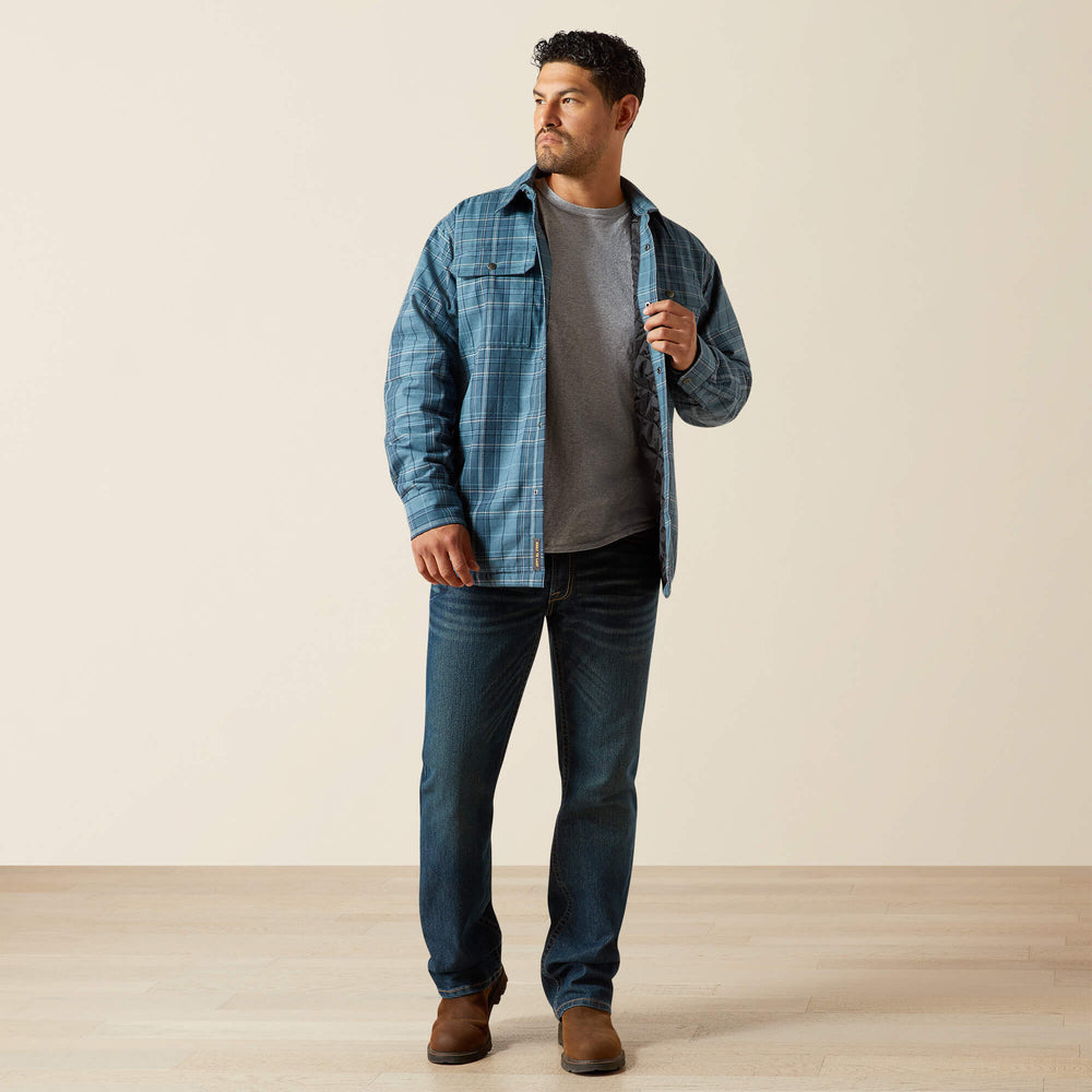 Rebar Flannel Insulated Shirt Jacket-Ariat