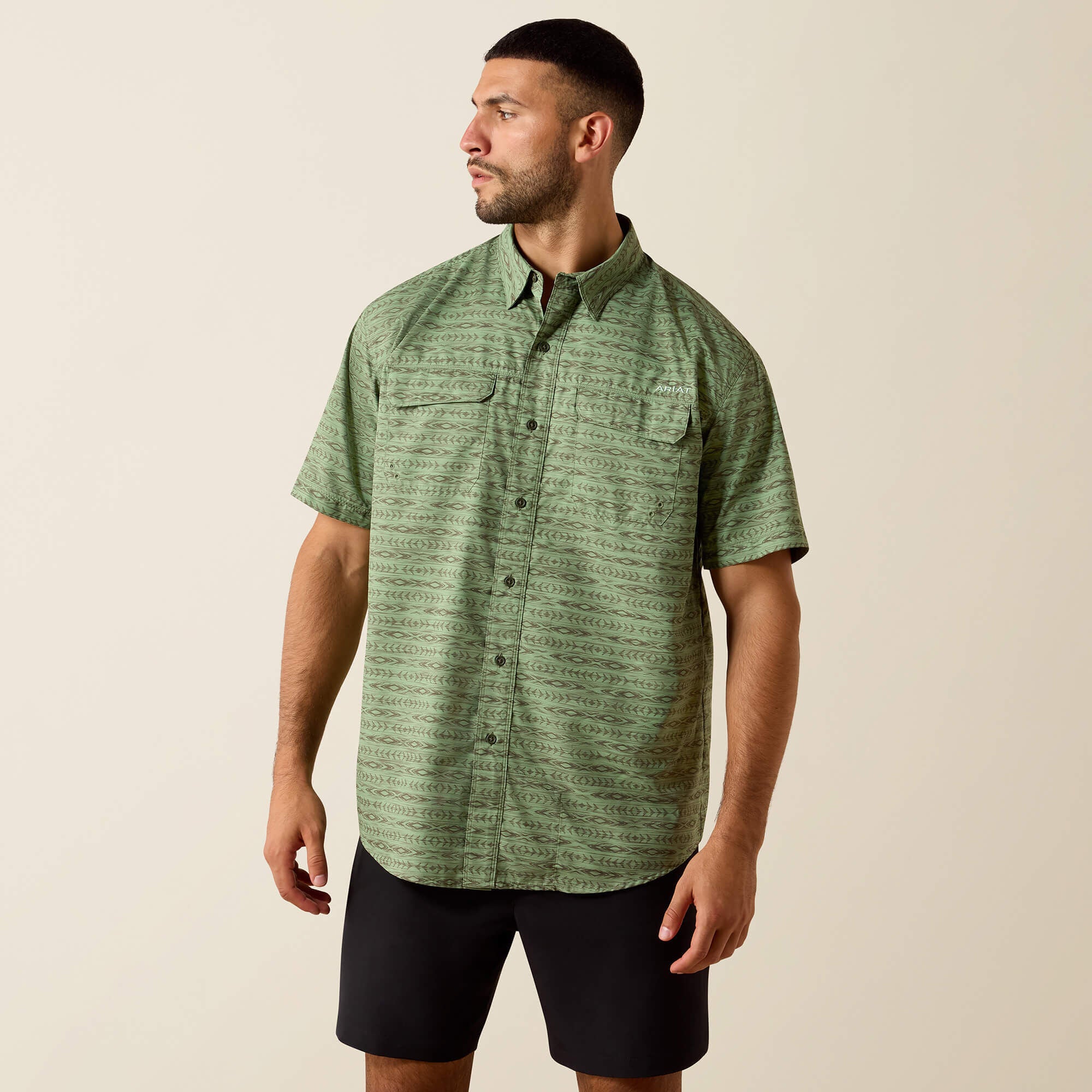 Printed VentTEK Outbound Classic Fit Shirt-Ariat