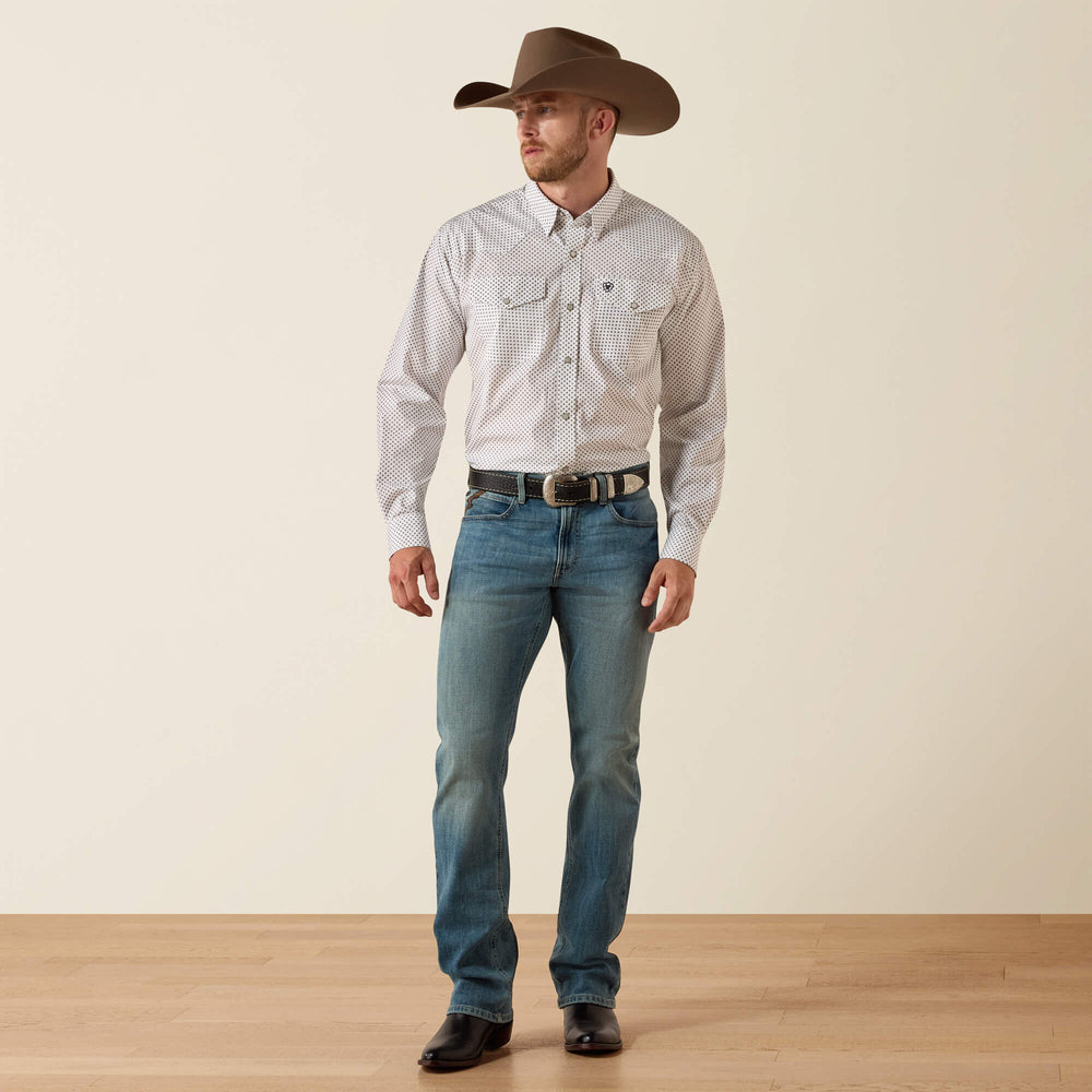 Wrinkle Free Anthony Classic Fit Snap Shirt-Ariat