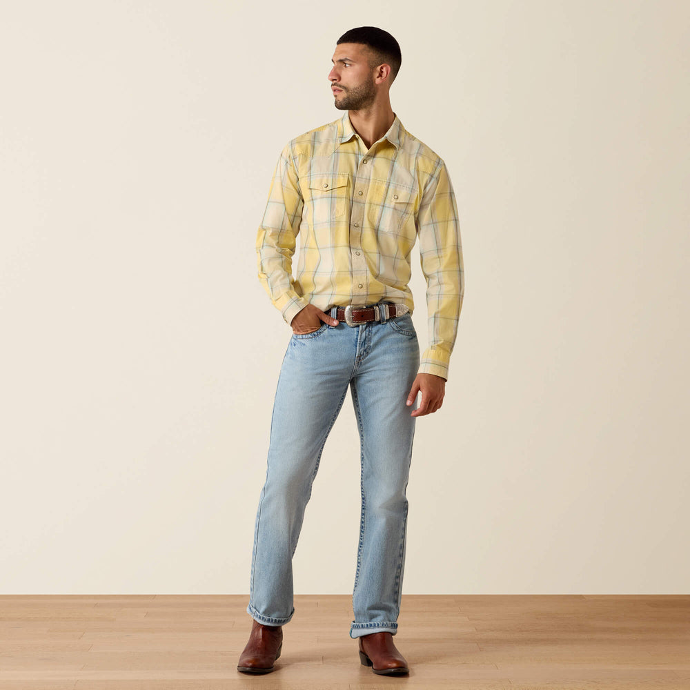 Retro Hux Fitted Snap Shirt-Ariat