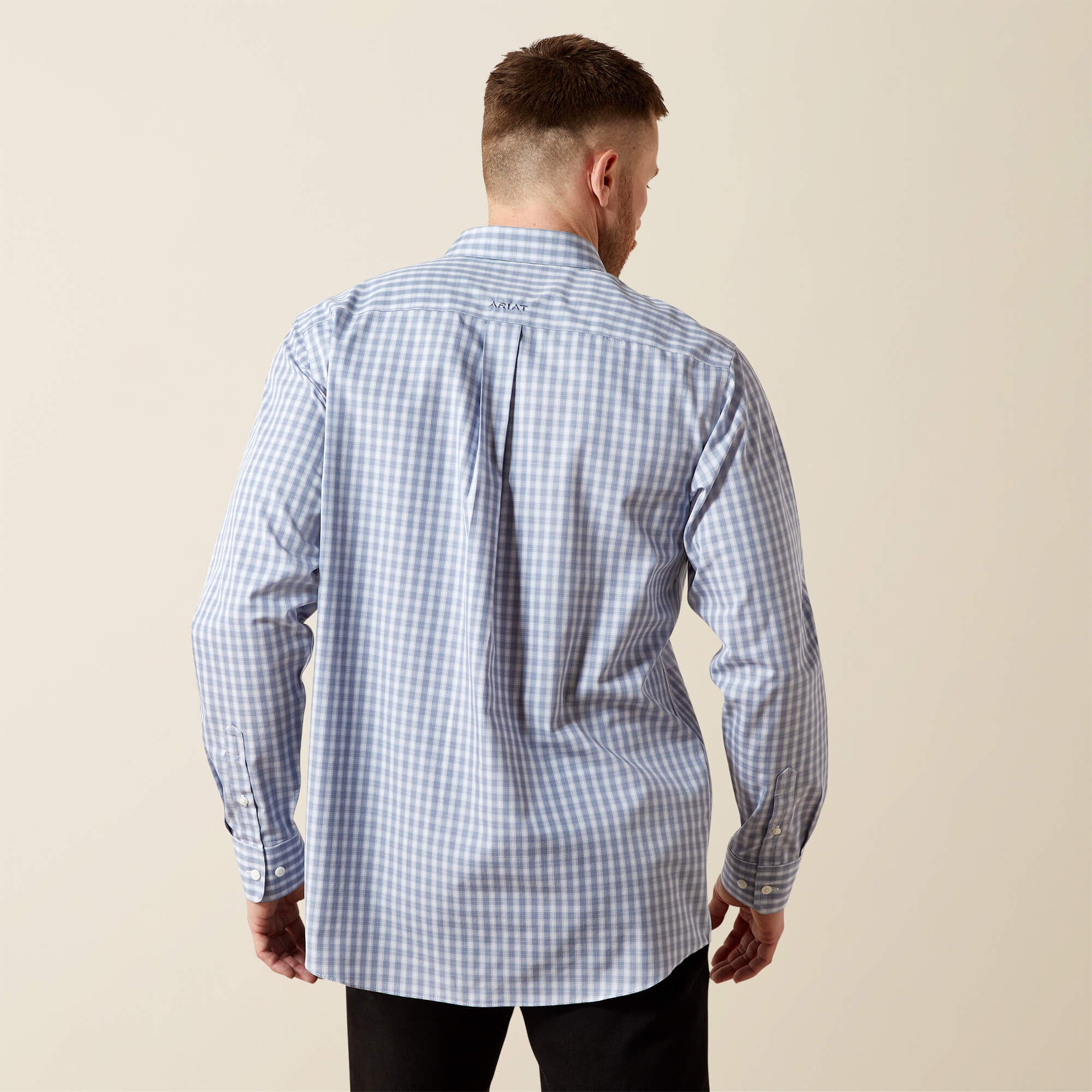 Wrinkle Free Brett Fitted Shirt-Ariat