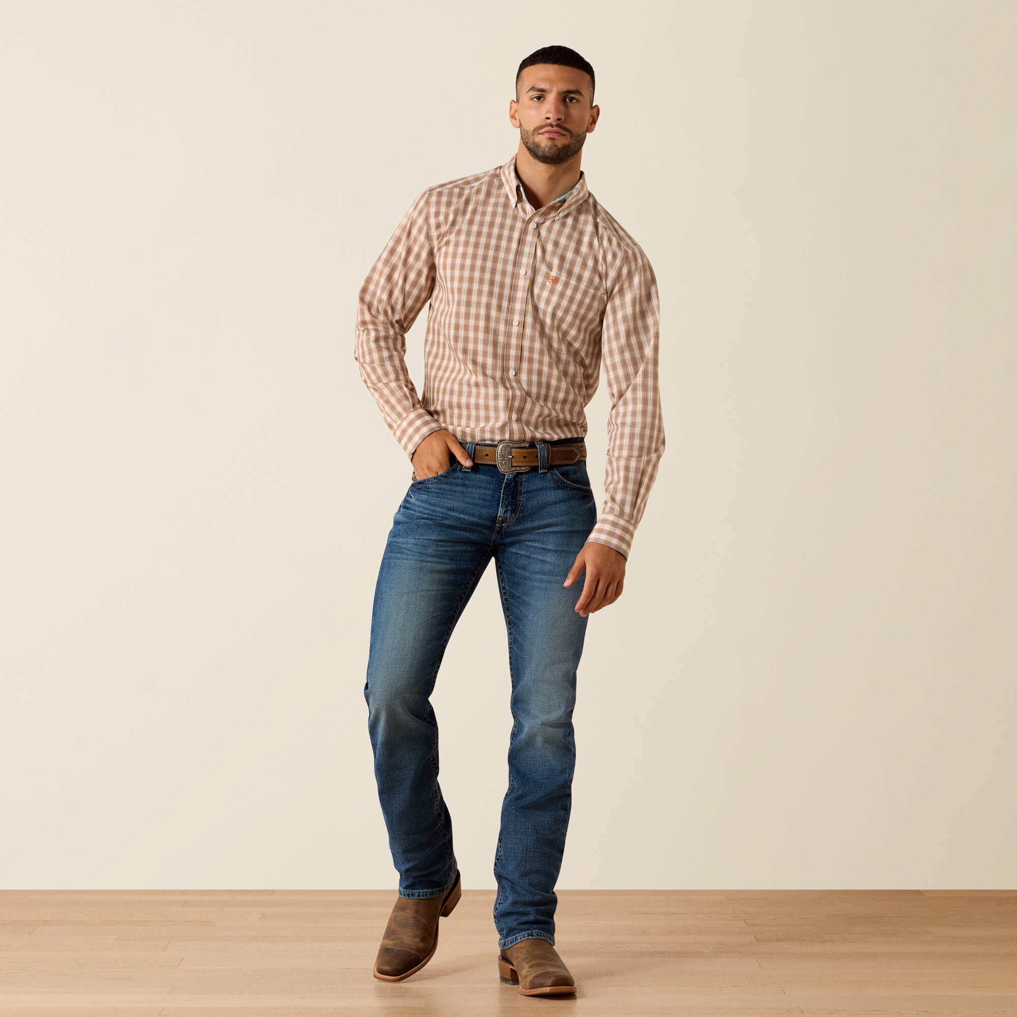 Wrinkle Free Ayden Fitted Shirt-Ariat