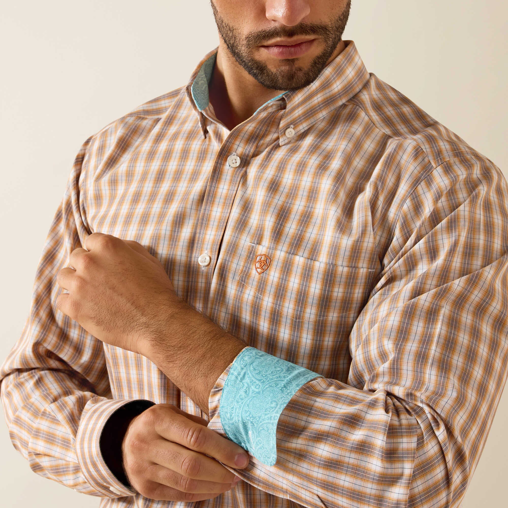 Wrinkle Free Ayden Fitted Shirt-Ariat
