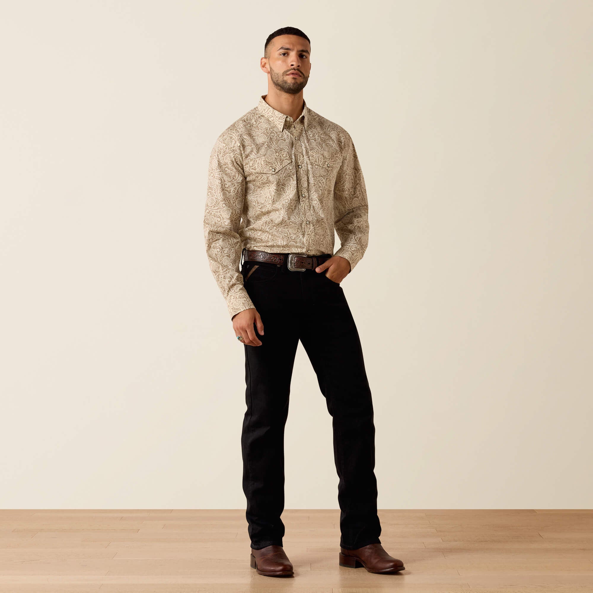 Trevon Classic Fit Snap Shirt-Ariat