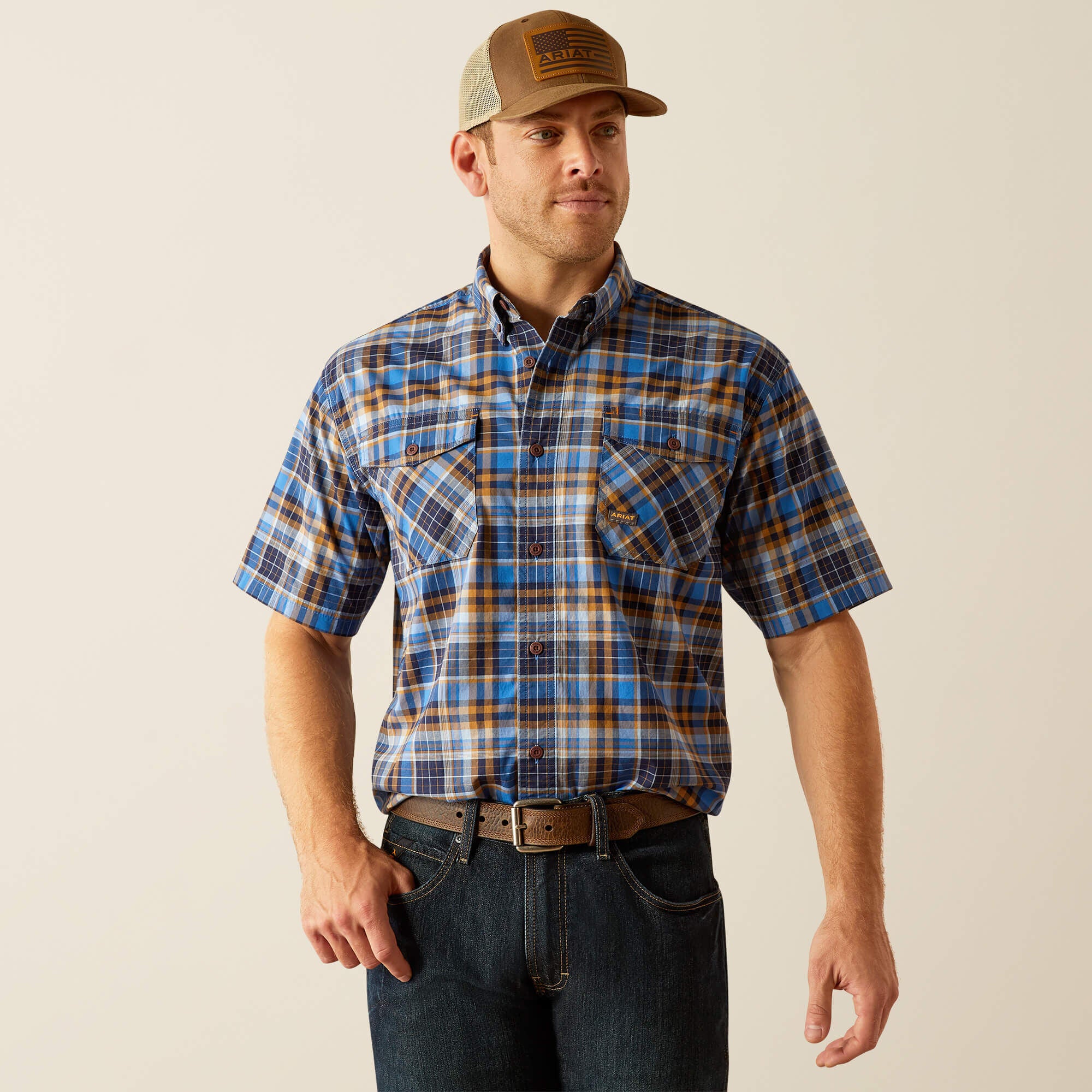Rebar Made Tough DuraStretch Work Shirt-Ariat