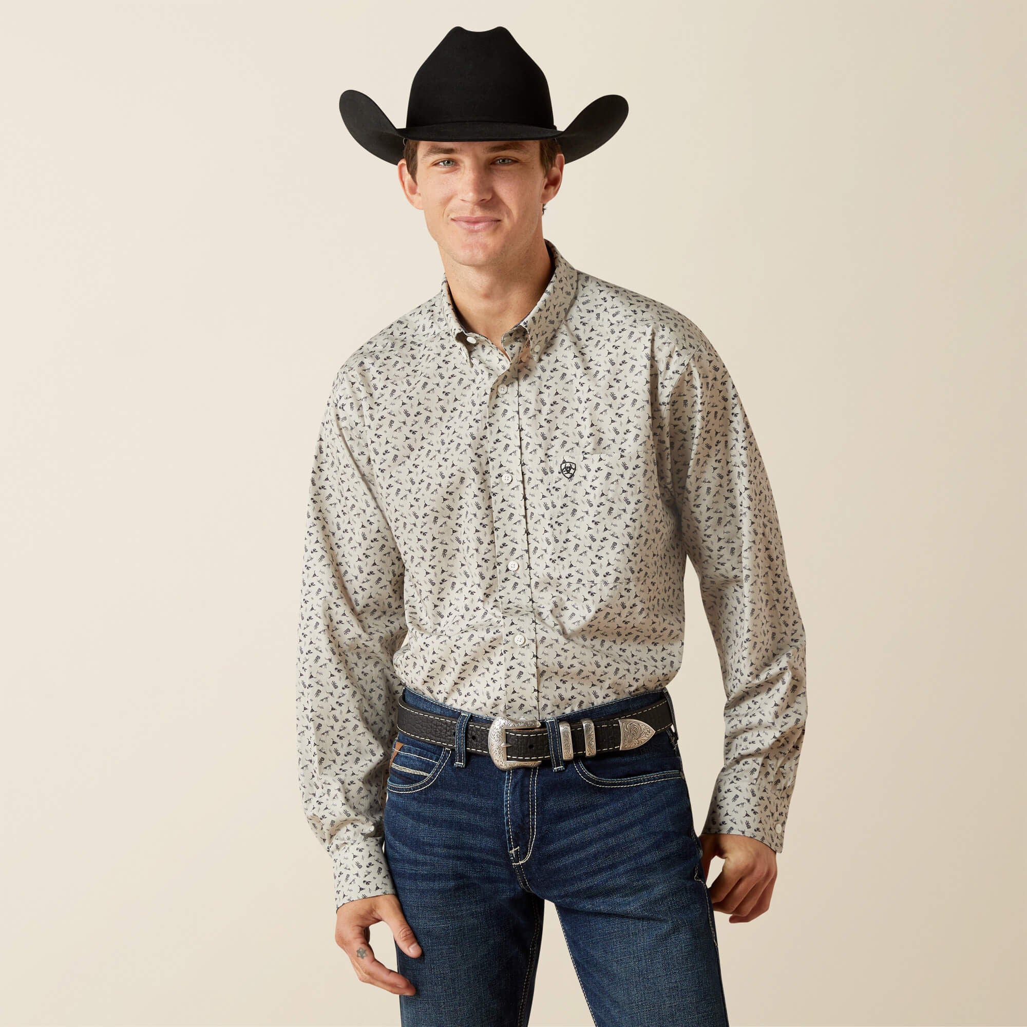 Wrinkle Free Charles Classic Fit Shirt-Ariat