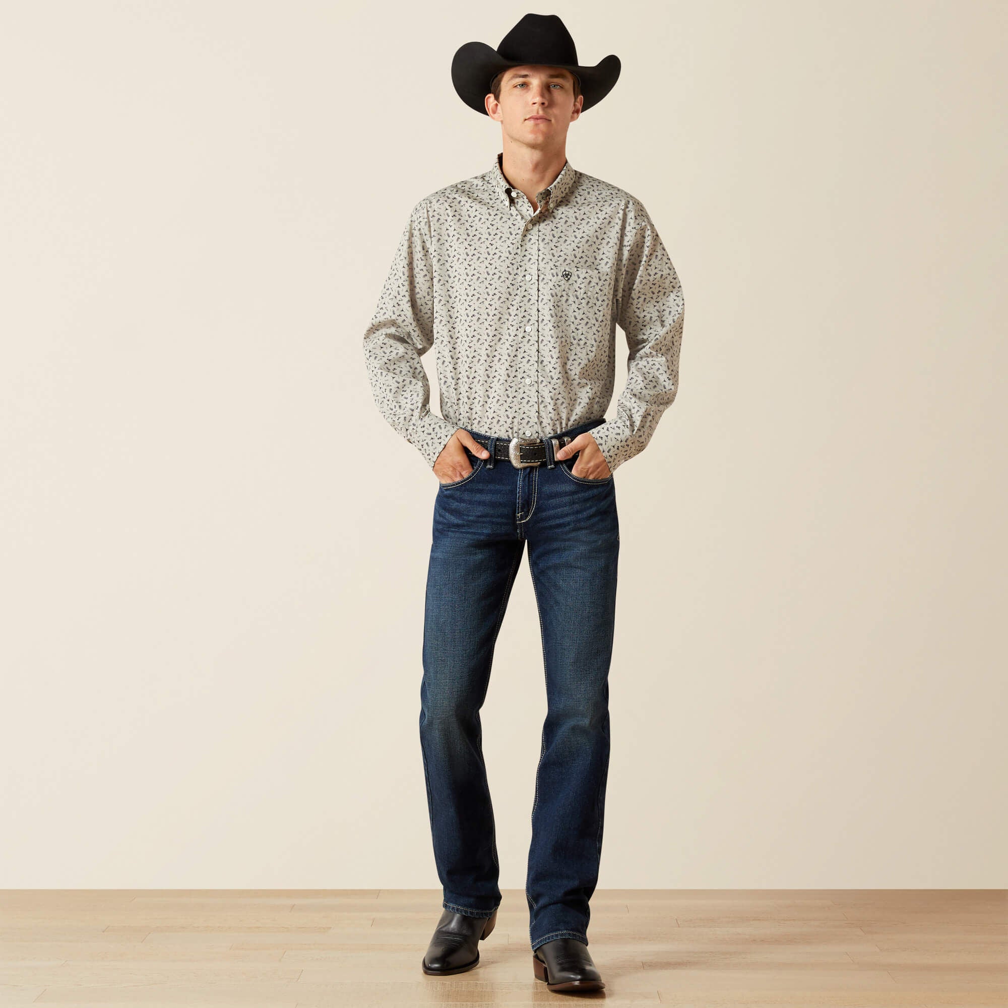 Wrinkle Free Charles Classic Fit Shirt-Ariat