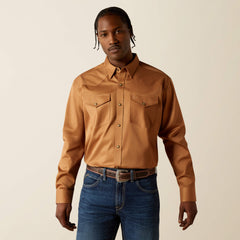 Solid Twill Classic Fit Shirt-Ariat