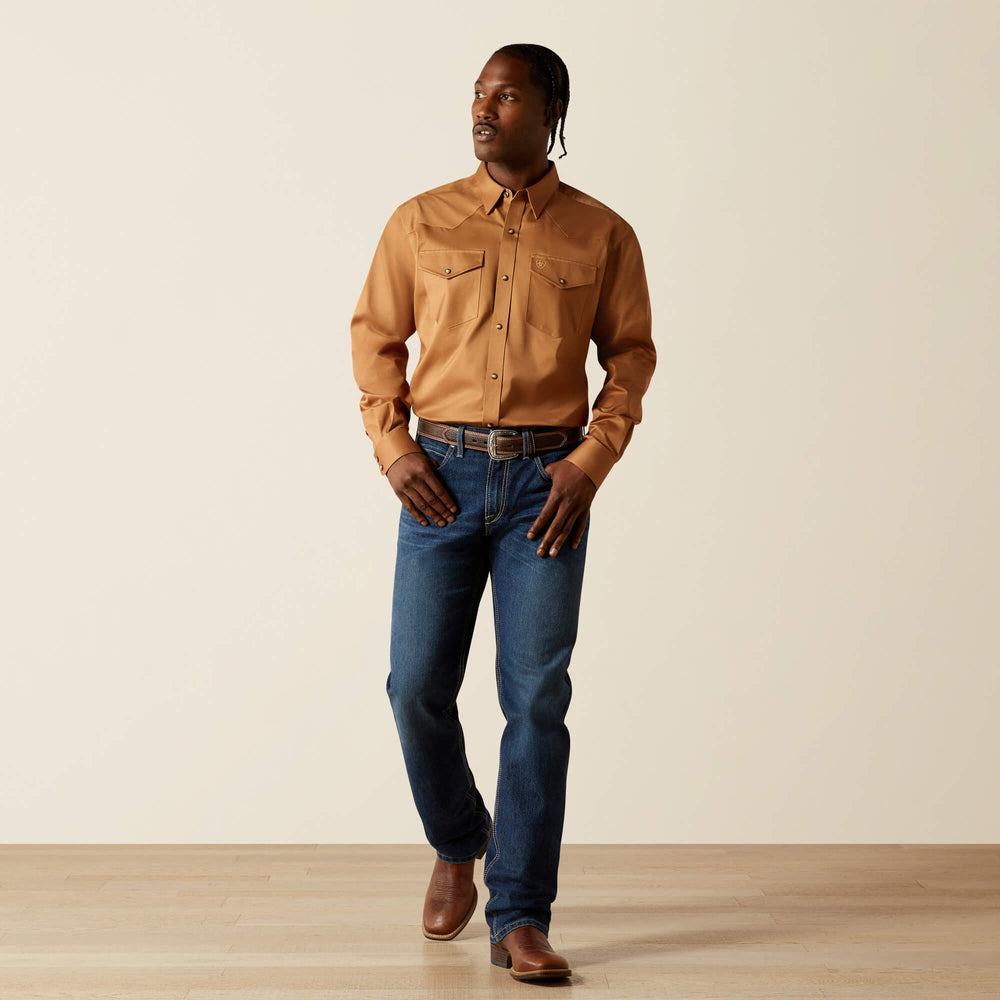 Solid Twill Classic Fit Shirt-Ariat