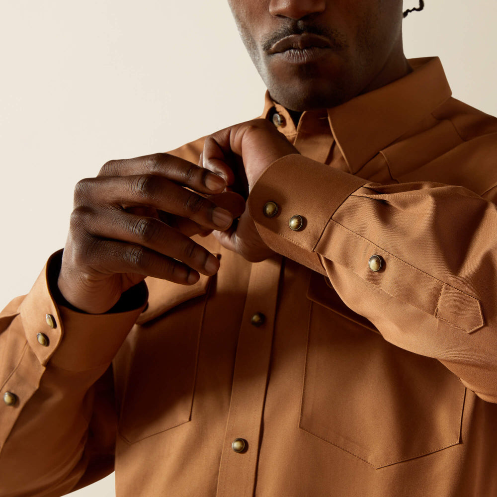 Solid Twill Classic Fit Shirt-Ariat