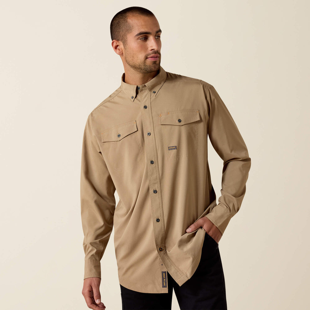 Rebar Made Tough VentTEK DuraStretch Work Shirt-Ariat