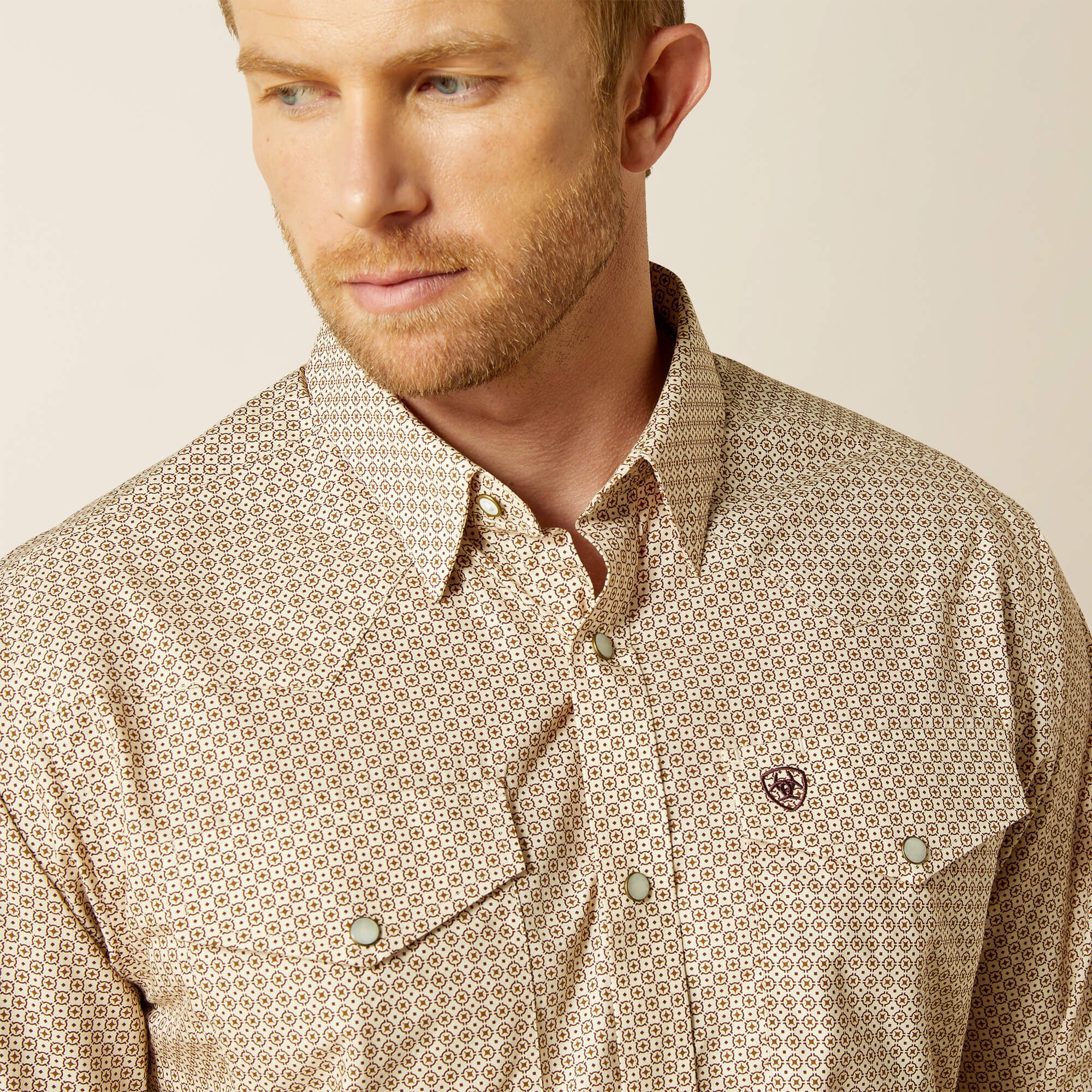 Wrinkle Free Eddie Fitted Shirt-Ariat