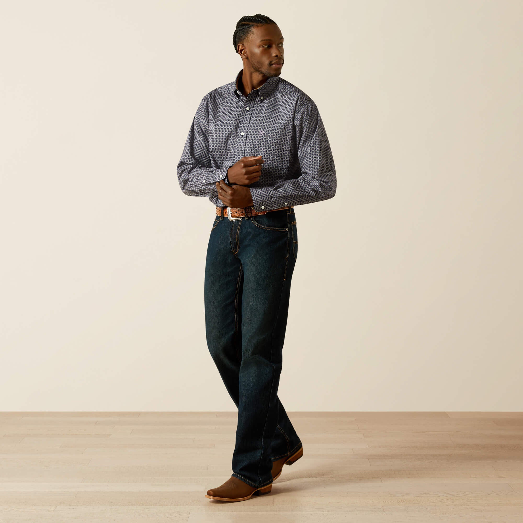 Wrinkle Free Dale Classic Fit Shirt-Ariat